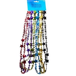 Colorful Happy Retirement Star Bead Necklacd 6